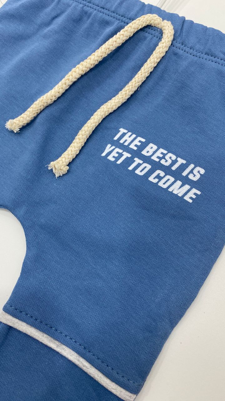 Ensemble enfant – Sweat “Chic Cove Correct” + pantalon jogging “The Best Yet To Come” 🌟