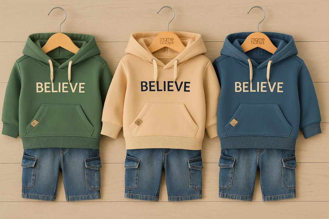 Ensemble enfant tendance "BELIEVE" – 2 pièces