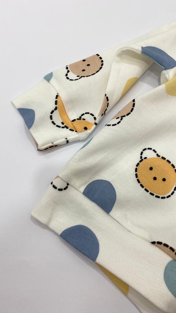 Ensemble Bébé "Ours Polka" – 3 pièces