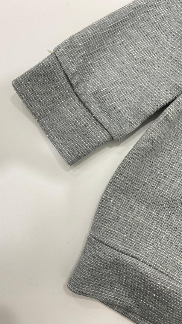 Ensemble bébé 3 pièces – Gilet matelassé à capuche, sweat safari et pantalon assorti 🐘🚙