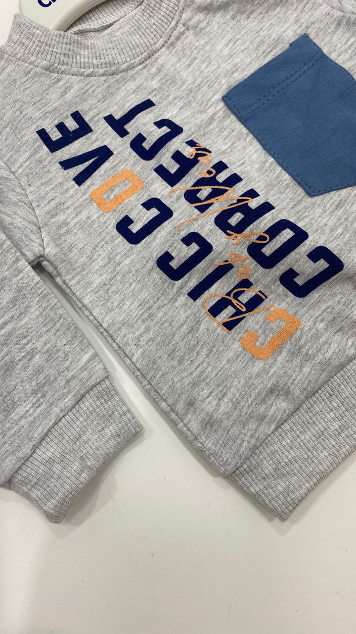 Ensemble enfant – Sweat “Chic Cove Correct” + pantalon jogging “The Best Yet To Come” 🌟