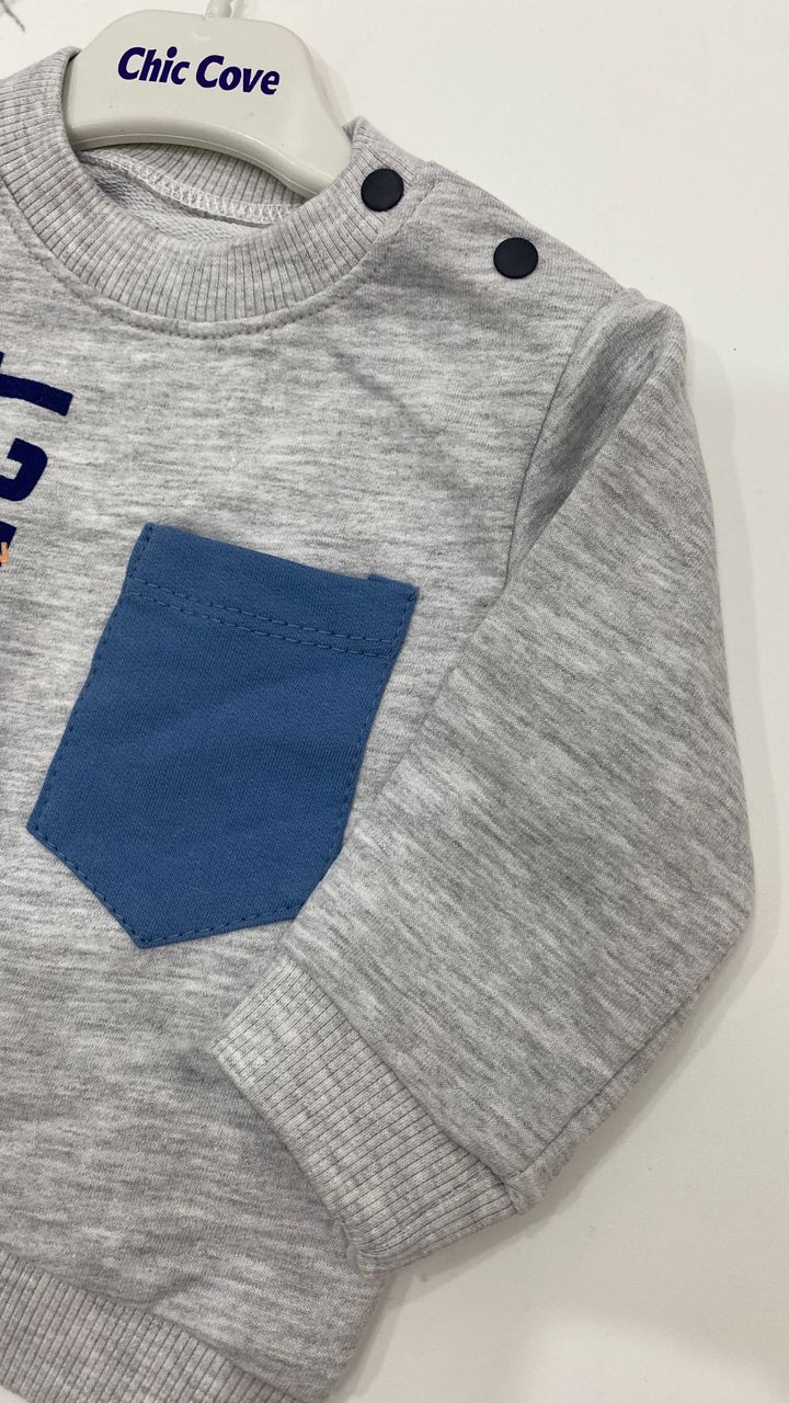 Ensemble enfant – Sweat “Chic Cove Correct” + pantalon jogging “The Best Yet To Come” 🌟