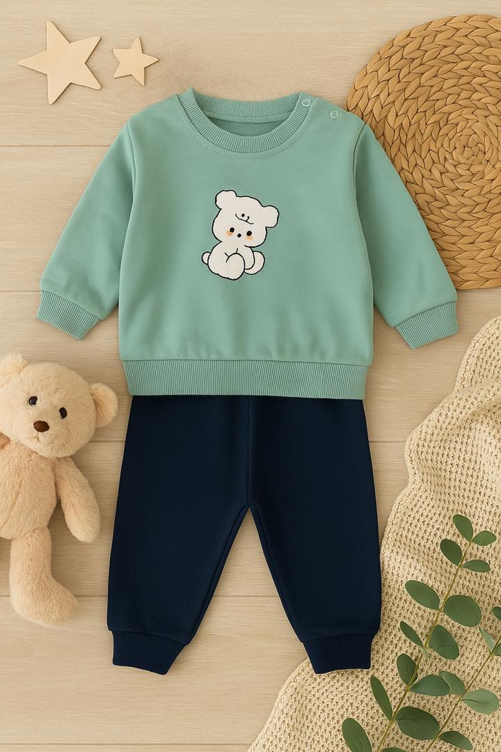 Ensemble Bébé Doux "Petit Ours" – 2 pièces