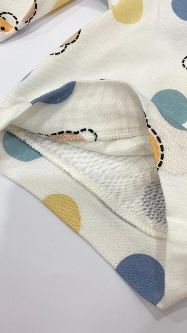 Ensemble Bébé "Ours Polka" – 3 pièces